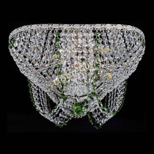 Люстра Верона Токката №5 зеленая в Самаре Гусь Хрустальный
