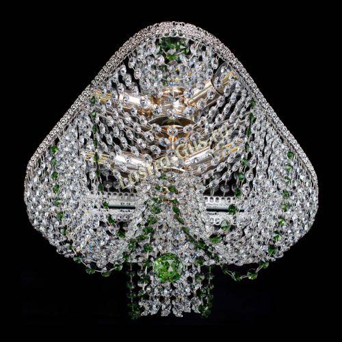 Люстра Верона Токката №5 зеленая в Самаре Гусь Хрустальный