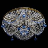 Люстра Виктория Синяя под бронзу в Самаре Люстра Виктория Синяя под бронзу в Самаре