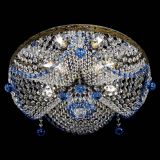 Люстра Виктория Синяя под бронзу в Самаре Люстра Виктория Синяя под бронзу в Самаре