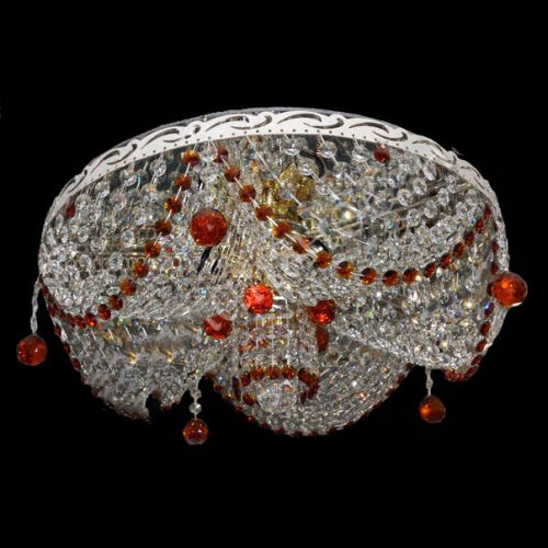 Люстра Виктория 800 мм цветная в Самаре Гусь Хрустальный