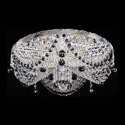 Люстра Виктория черная в Самаре Гусь Хрустальный