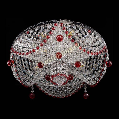 Люстра Виктория красная в Самаре Гусь Хрустальный