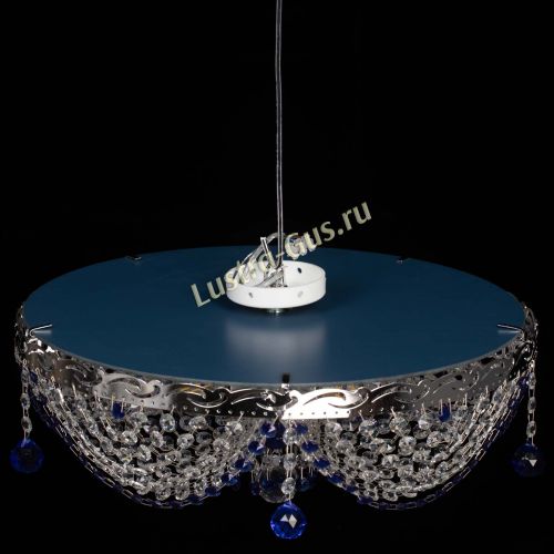 Люстра Виктория Синяя в Самаре Гусь Хрустальный