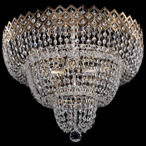 Люстра Водопад Корона №2 в Самаре Гусь Хрустальный