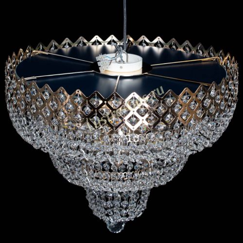 Люстра Водопад Корона №2 в Самаре Гусь Хрустальный