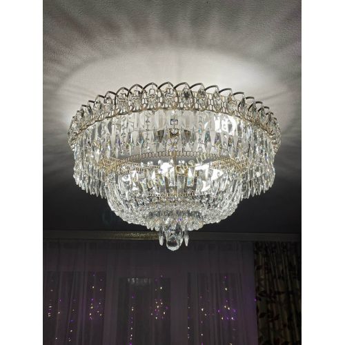 Люстра Хрустальный Каскад Перо в Самаре Гусь Хрустальный