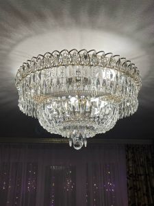 Люстра Хрустальный Каскад Перо в Самаре отзыв и фото покупателя