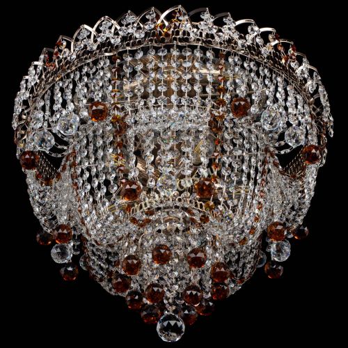 Люстра Водопад Софья чайная в Самаре Гусь Хрустальный