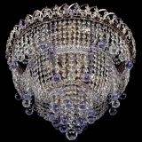 Люстра Водопад Софья фиолетовая в Самаре