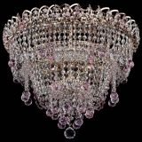 Люстра Водопад Софья розовая в Самаре