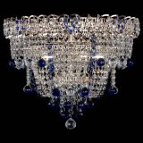 Люстра Водопад Софья синяя в Самаре