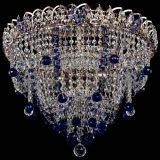 Люстра Водопад Софья синяя в Самаре