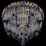 Люстра Водопад Софья синяя в Самаре