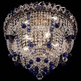 Люстра Водопад Софья синяя в Самаре