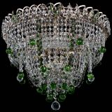 Люстра Водопад Софья зеленая в Самаре