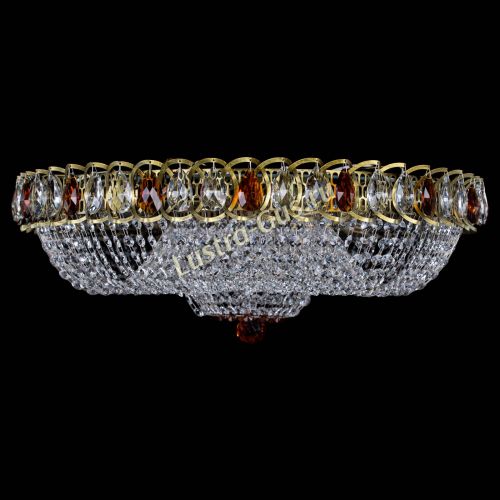 Люстра Водоворот Купол под бронзу Чайный в Самаре Гусь Хрустальный