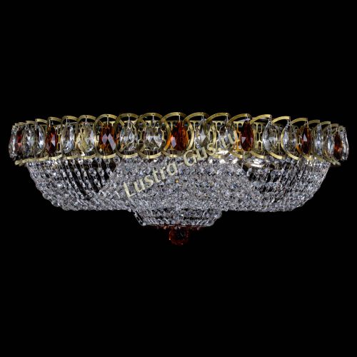 Люстра Водоворот Купол под бронзу Чайный в Самаре Гусь Хрустальный