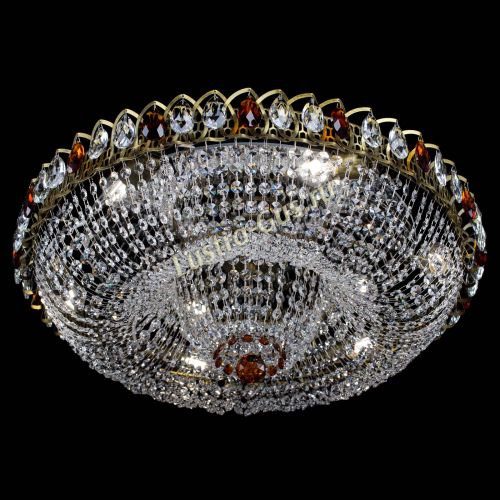 Люстра Водоворот Купол под бронзу Чайный в Самаре Гусь Хрустальный