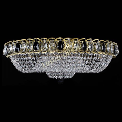 Люстра Водоворот Купол под бронзу Черный в Самаре Гусь Хрустальный