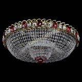 Люстра Водоворот Купол под бронзу Красный в Самаре