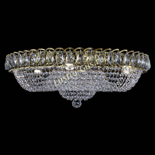 Люстра Водоворот Купол под бронзу в Самаре Гусь Хрустальный