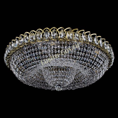 Люстра Водоворот Купол под бронзу в Самаре Гусь Хрустальный