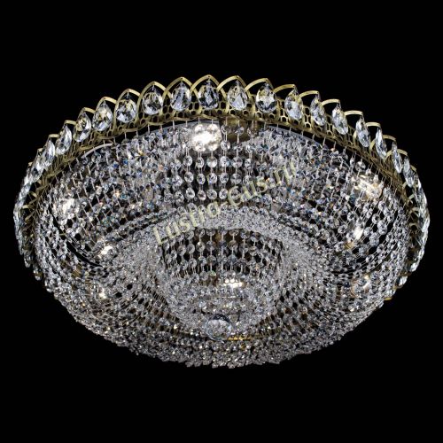 Люстра Водоворот Купол под бронзу в Самаре Гусь Хрустальный