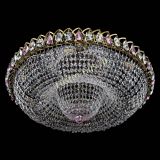 Люстра Водоворот Купол под бронзу Розовый в Самаре