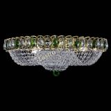 Люстра Водоворот Купол под бронзу Зеленый в Самаре