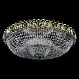 Люстра Водоворот Купол под бронзу Зеленый в Самаре