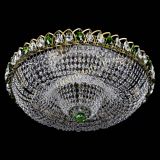 Люстра Водоворот Купол под бронзу Зеленый в Самаре