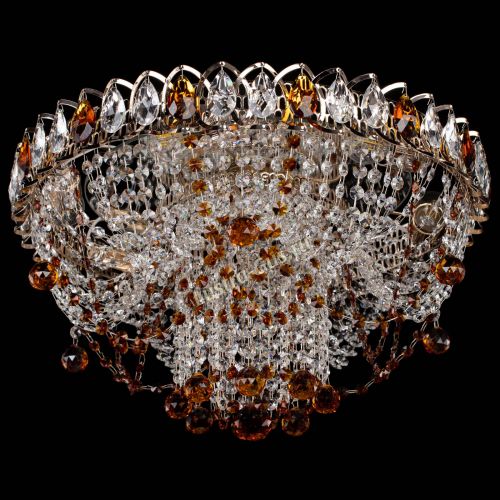 Люстра Водоворот Ольга шар чайная в Самаре Гусь Хрустальный