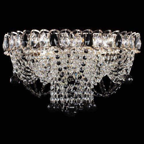 Люстра Водоворот Ольга шар черная в Самаре Гусь Хрустальный