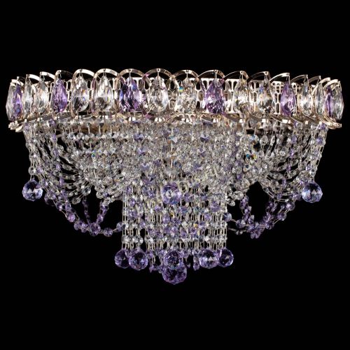 Люстра Водоворот Ольга шар фиолетовая в Самаре Гусь Хрустальный