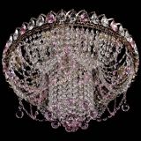 Люстра Водоворот Ольга шар розовая в Самаре