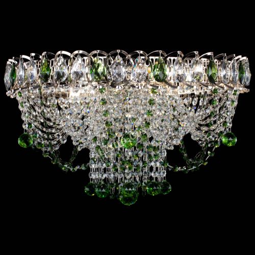 Люстра Водоворот Ольга шар зеленая в Самаре Гусь Хрустальный