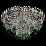 Люстра Водоворот Ольга шар зеленая в Самаре