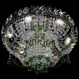 Люстра Водоворот Ольга шар зеленая в Самаре