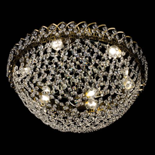 Люстра Водоворот Сетка Обтикон под бронзу в Самаре Гусь Хрустальный