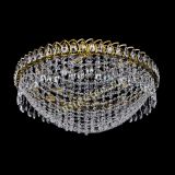 Люстра Водоворот Сетка 8 ламп под бронзу в Самаре