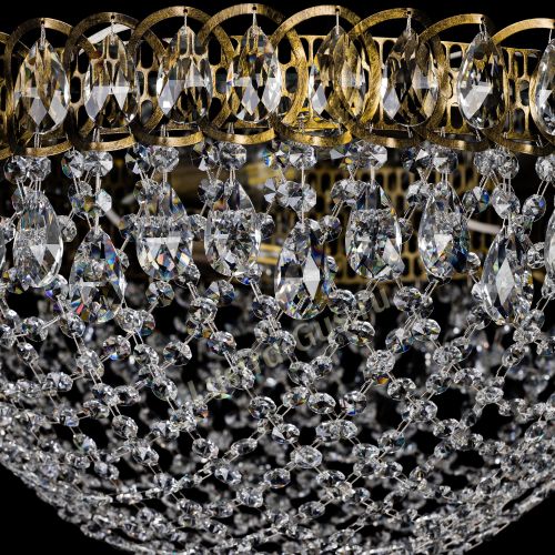 Люстра Водоворот Сетка под бронзу в Самаре Гусь Хрустальный