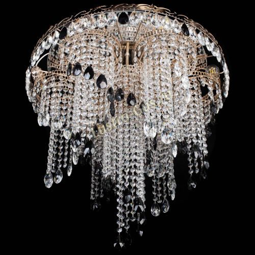 Люстра Вьюга черная в Самаре Гусь Хрустальный