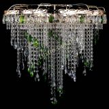 Люстра Вьюга зеленая в Самаре