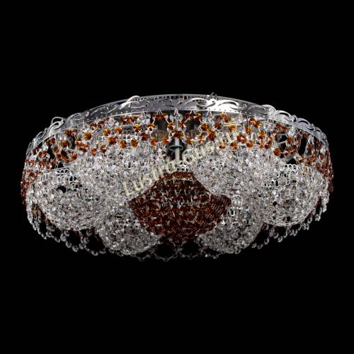 Люстра Вьюга №3 чайная в Самаре Гусь Хрустальный