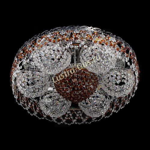 Люстра Вьюга №3 чайная в Самаре Гусь Хрустальный