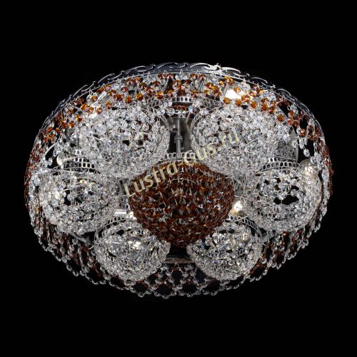 Люстра Вьюга №3 чайная в Самаре Гусь Хрустальный