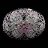 Люстра Вьюга №3 розовая в Самаре