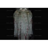 Люстра Вьюга длинная красная в Самаре