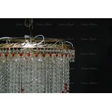 Люстра Вьюга длинная красная в Самаре